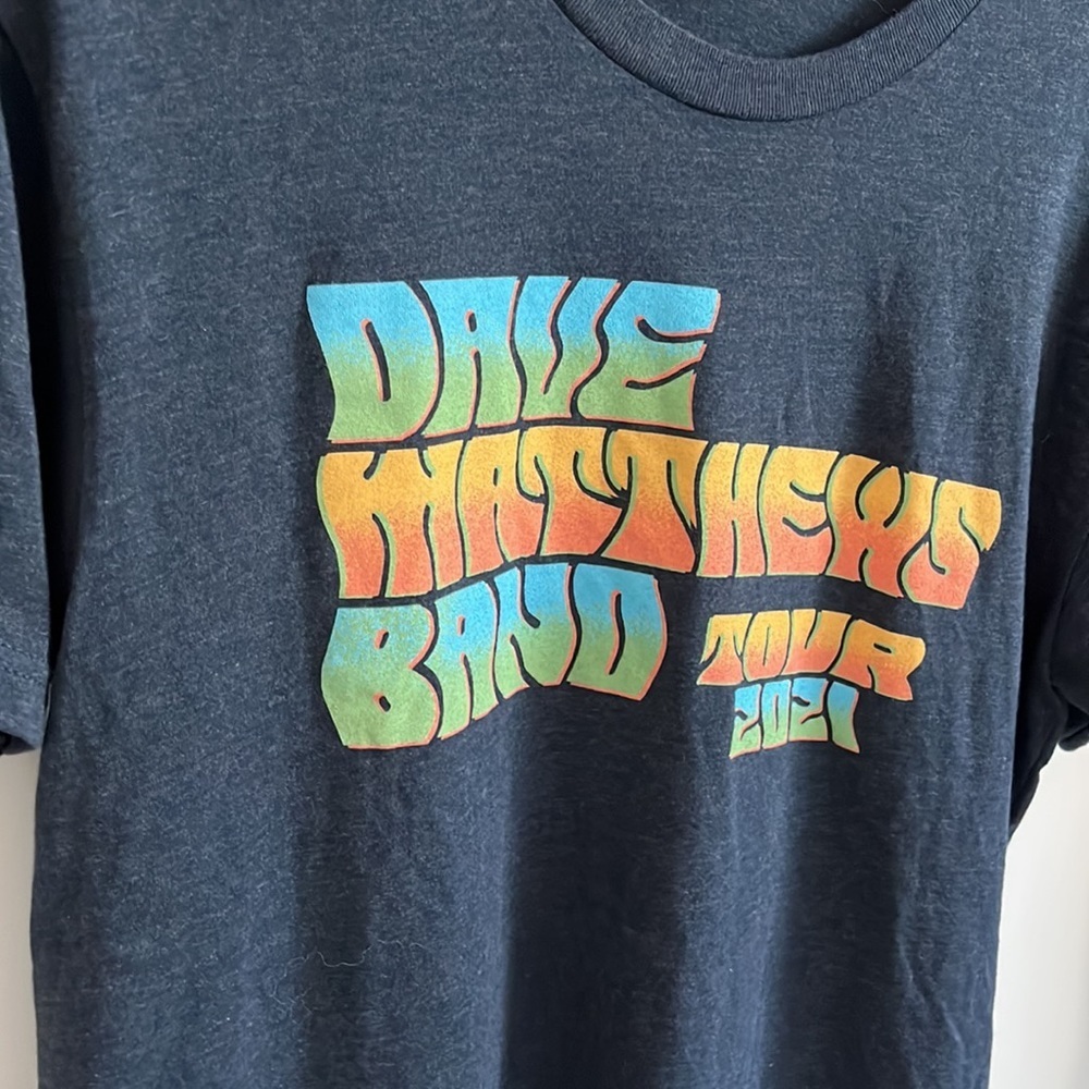 Dave Matthews Band Tour 2021 Navy T-Shirt - Picture 2 of 5